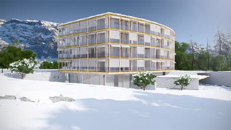 The Mountain Suites – Winteransicht